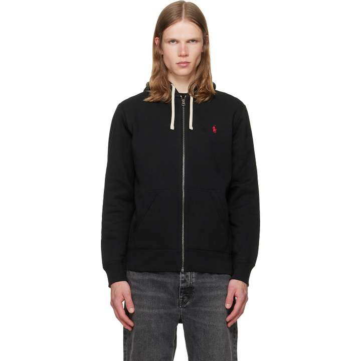 Photo: Polo Ralph Lauren Black Fleece Full-Zip Hoodie