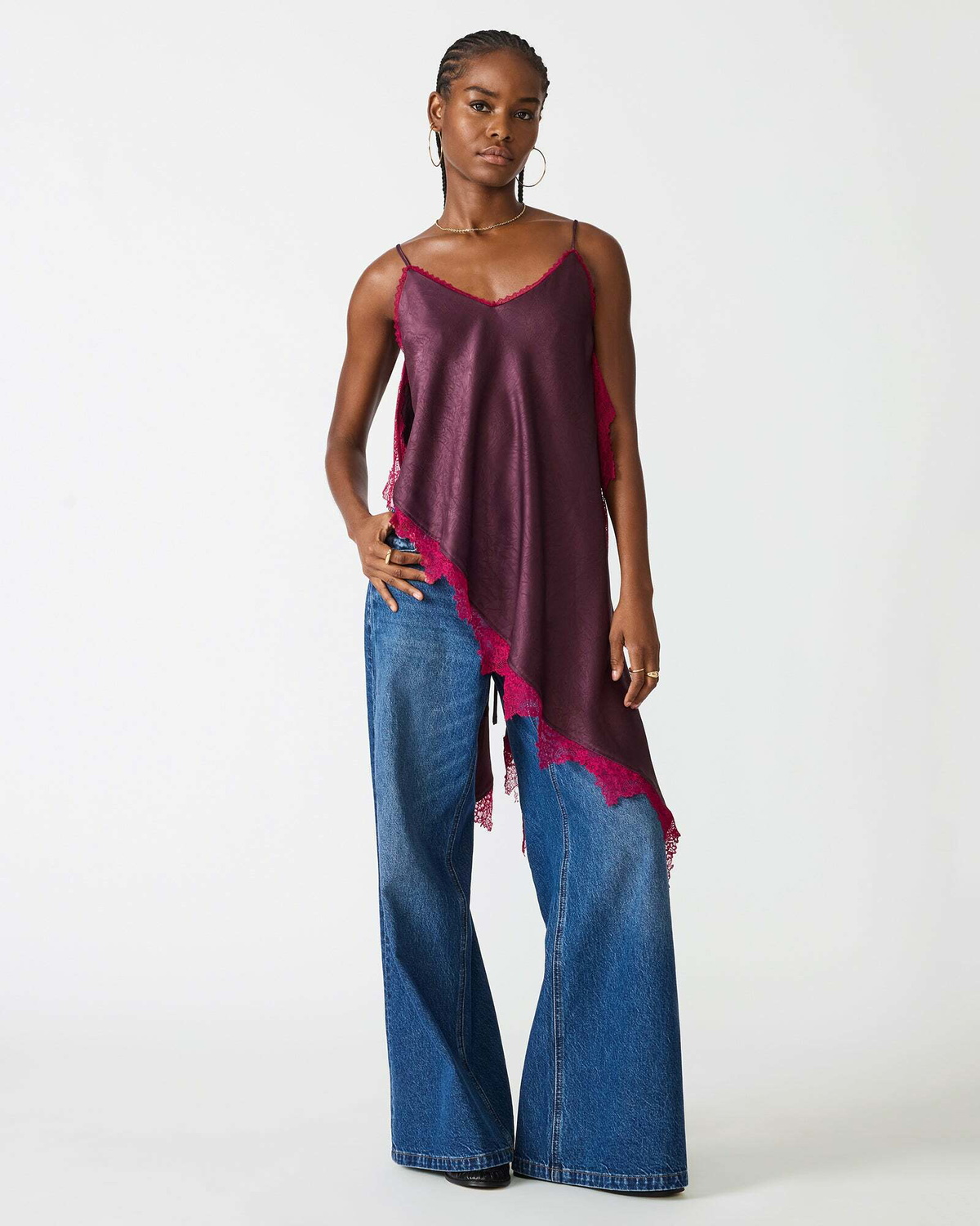 Steve Madden Margan Top in Purple