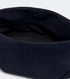 Aesther Ekme Nina Mini suede clutch