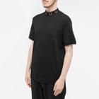Fred Perry Men's Laurel Wreath High Neck T-Shirt in Black
