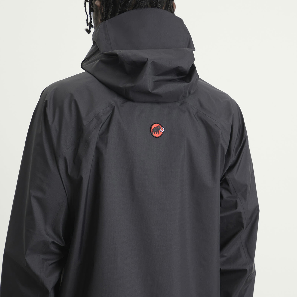 Hiking Patrol Men's x Mammut HS Hooded Shell Jacket in Black