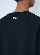 Y-3 Striped Shoulder Cotton T-Shirt
