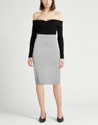 Peserico Womens Midi skirt in Grey