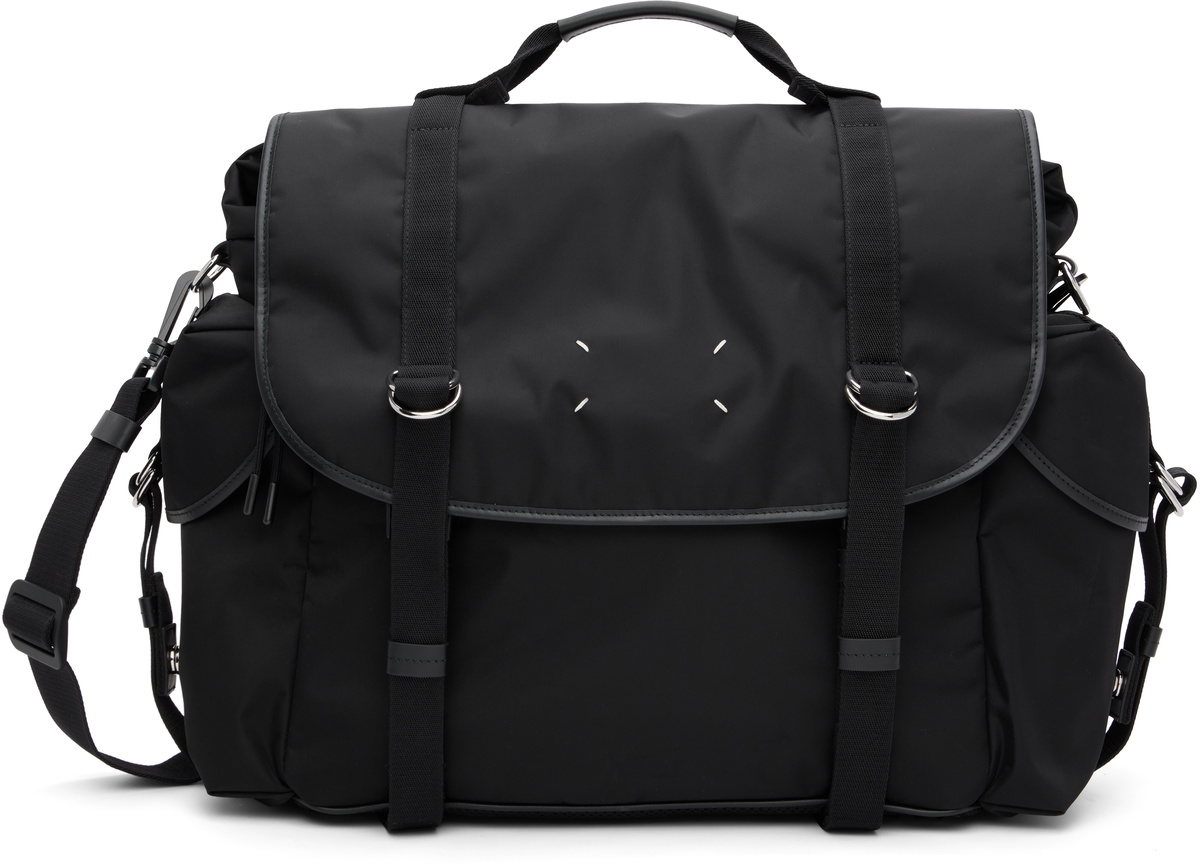 READYMADE - Dr. Woo Monster Cross-Grain Leather-Trimmed Denim