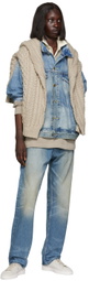 Fear of God ESSENTIALS Blue Faded Jeans