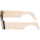 Valentino Brown & Beige Ultra Vintage V Logo Sunglasses