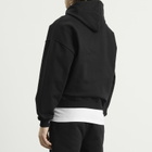 ANNIE HOOD Men's Mini Logo Hoodie in Black