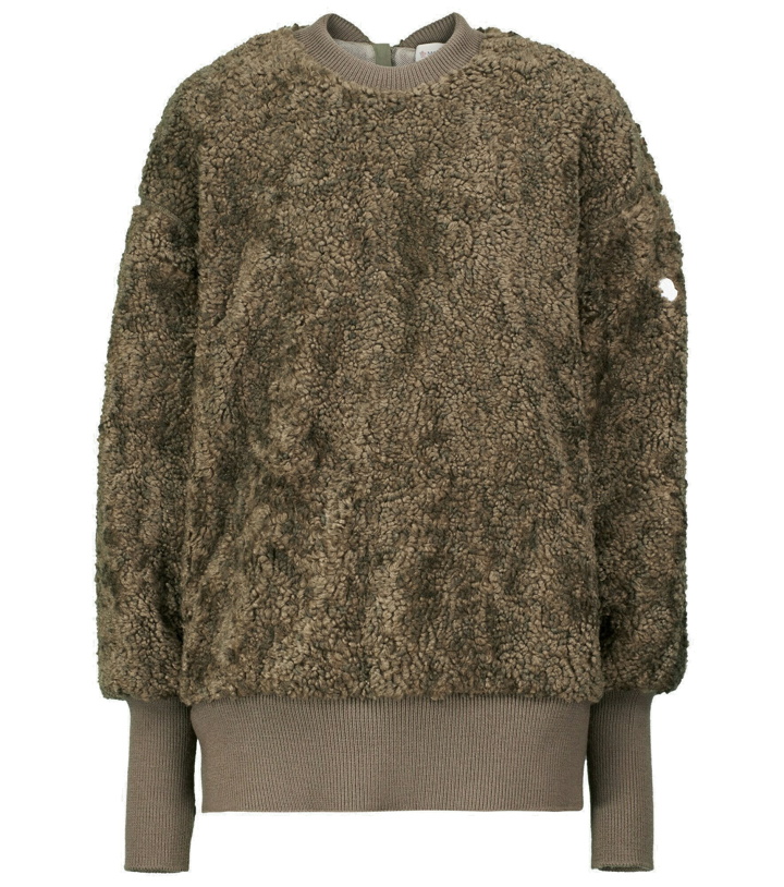 Photo: Moncler Genius - 4 Moncler Hyke fleece sweatshirt