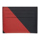 Givenchy Black and Red Logo Card Holder