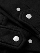 Les Tien - Cotton-Jersey Bomber Jacket - Black