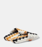 Missoni Zigzag terry slippers