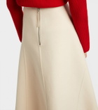 Moncler Genius x Jil Sander virgin wool midi skirt