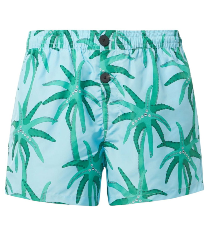 Photo: Jacquemus Puntini printed swim trunks