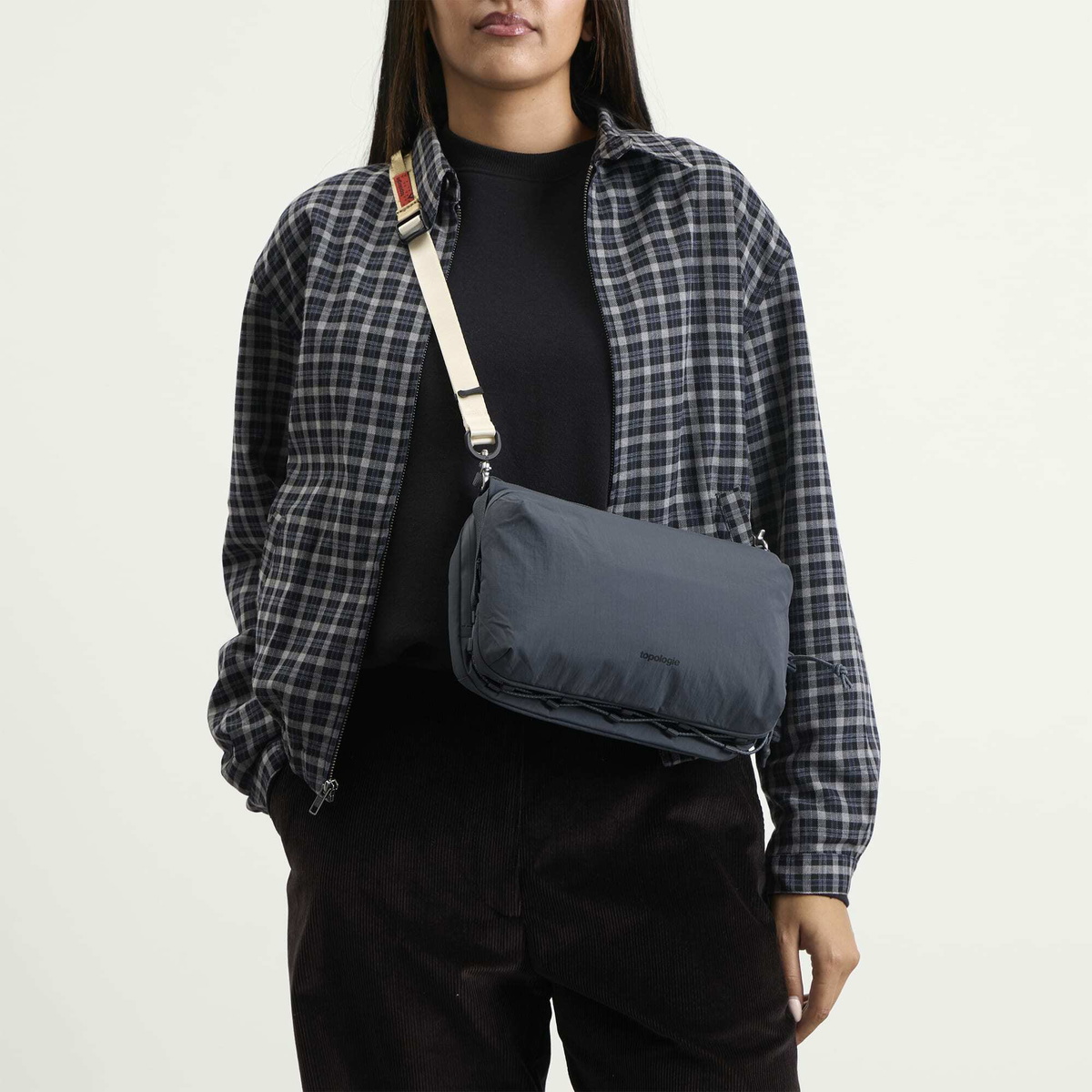 Topologie Bottle Sacoche Bag - Large in Burnt Ash 