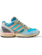 ADIDAS CONSORTIUM - XZ0006 Inside Out Rubber-Trimmed Mesh Sneakers - Blue