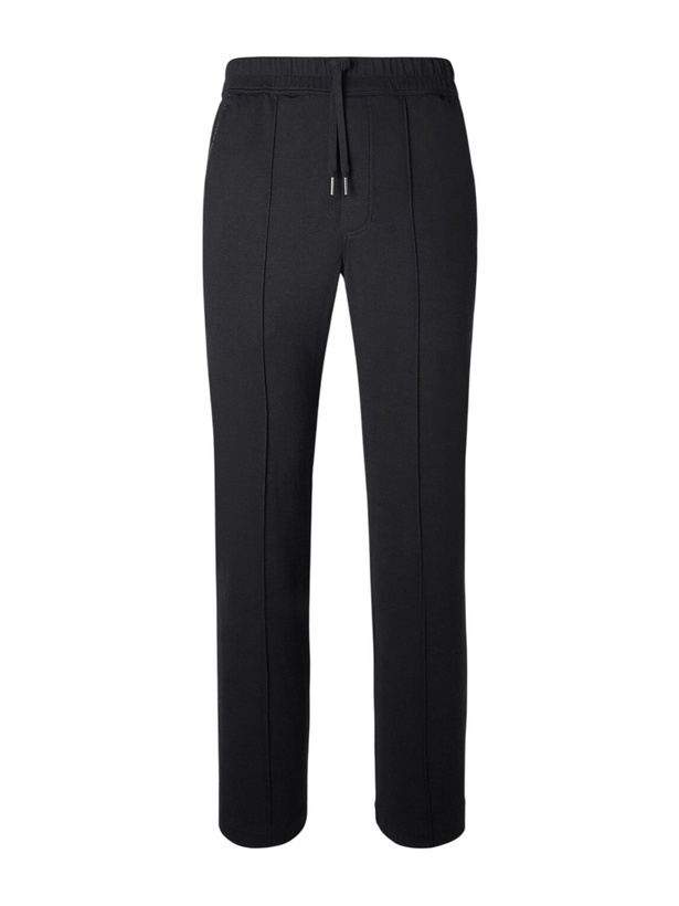 Photo: TOM FORD - Straight-Leg Wool, Silk and Cashmere-Blend Sweatpants - Black