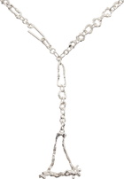 Vasiliki Silver Ouroboros Necklace