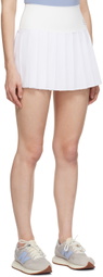 HÉROS White 'The Tennis Skirt' Miniskirt
