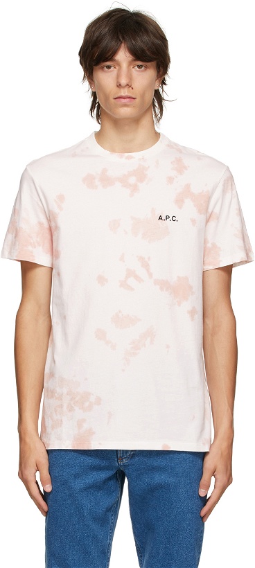 Photo: A.P.C. Pink Tie-Dye Ali T-Shirt