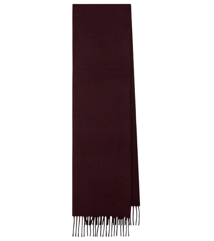 Photo: Max Mara Logo wool scarf