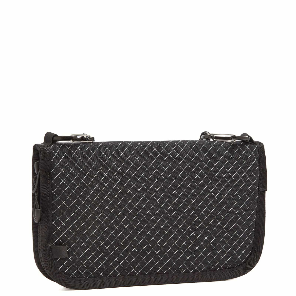 and wander Men's Reflective Ripstop Pouch in Black 