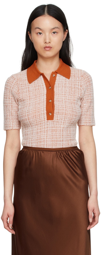 Photo: Victoria Beckham Orange Wool Polo