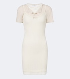 Acne Studios Layered knitted minidress