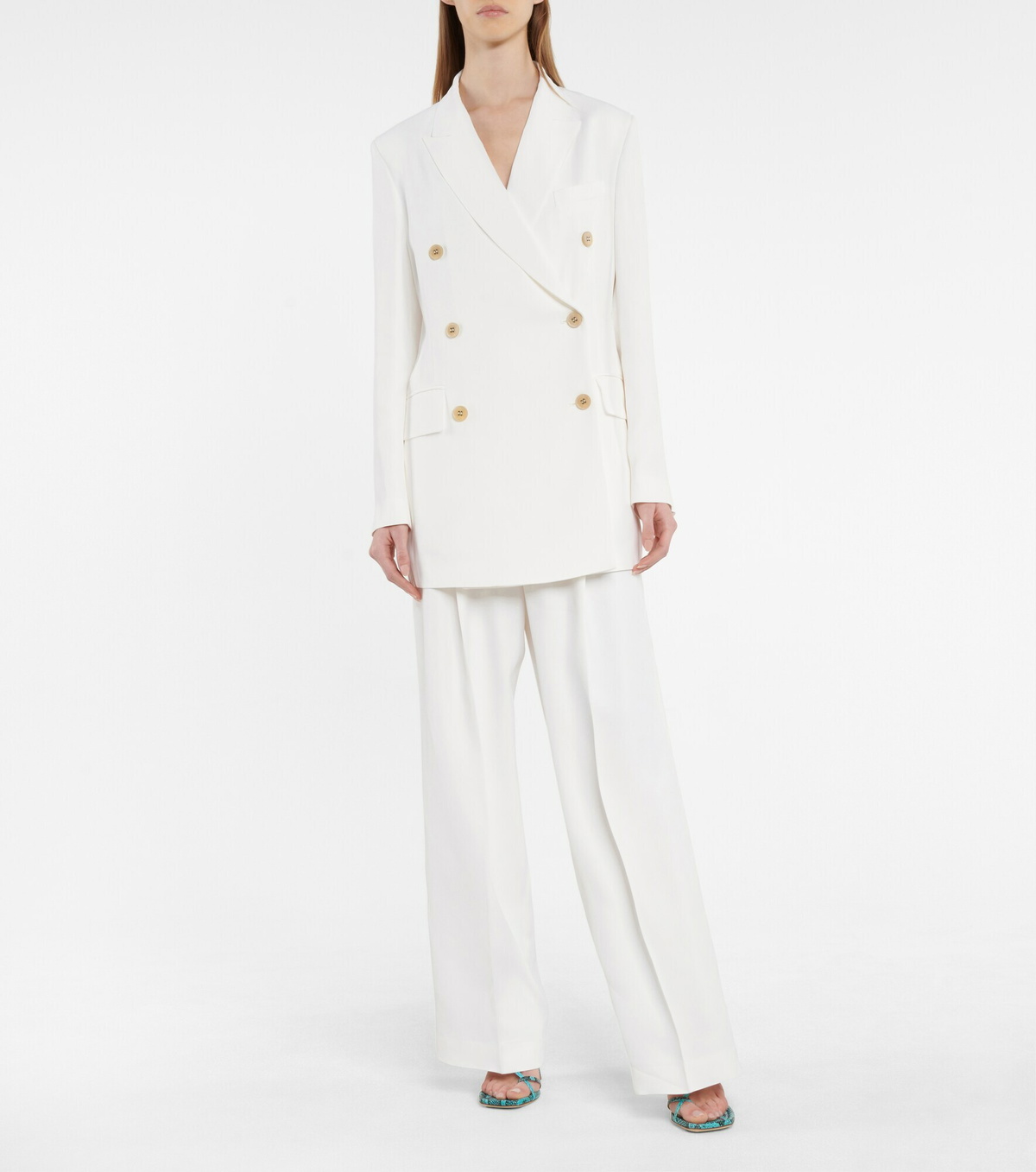 Golden Goose - Cleofe belted high-rise wide-leg pants