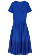 High Playtime Stretch-jersey Midi Dress Blue