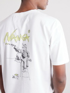 Drake's - Nanga Printed Cotton-Jersey T-Shirt - Neutrals