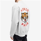 Kenzo Men's Lucky Tiger Bomber Jacket in Pale Grey