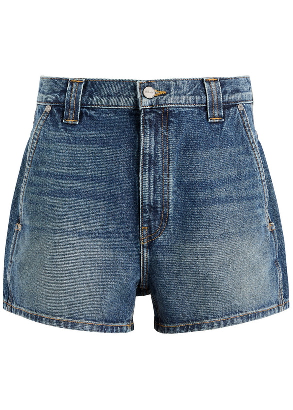 Photo: Khaite Bacalo Denim Shorts