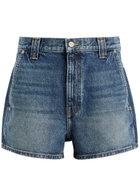 Khaite Bacalo Denim Shorts