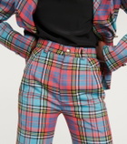 Vivienne Westwood - Tartan wool high-rise pants