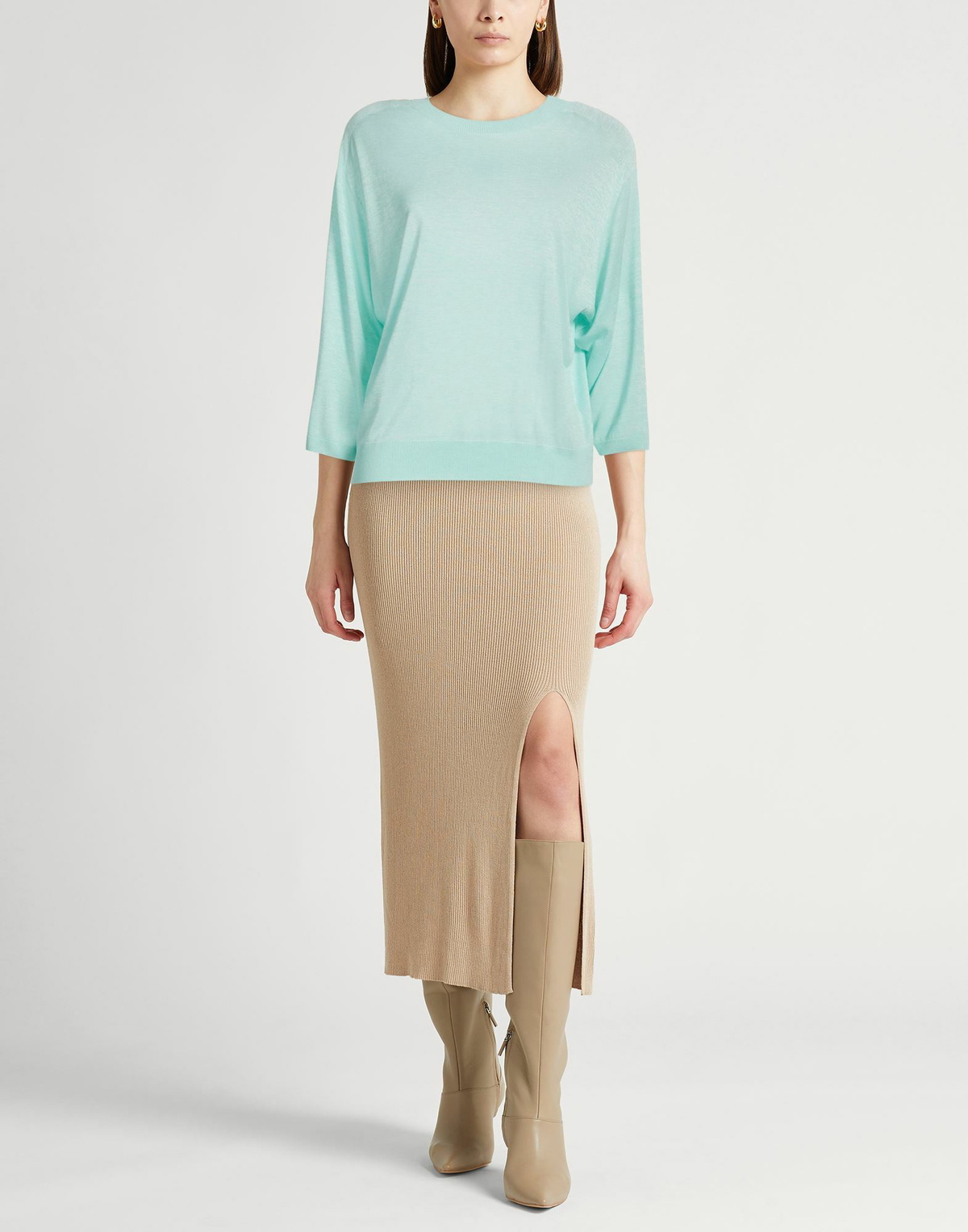 Peserico Womens Sweater Light in Green