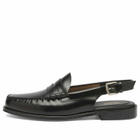 Bass Weejuns Men's Larson Slingback Loafer in Black Leather