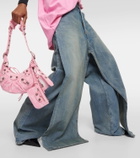 Balenciaga Double front effect denim pants