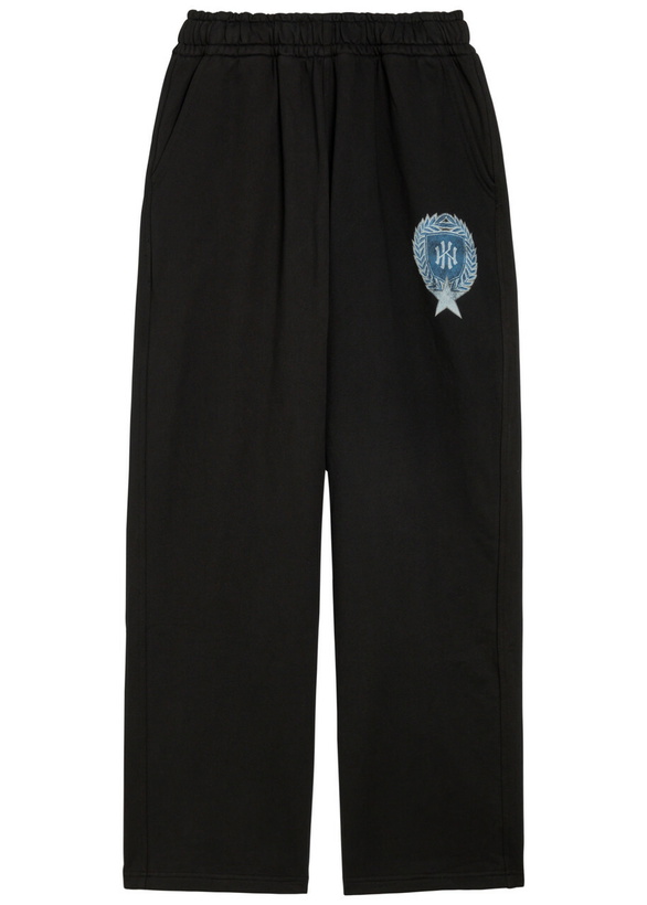 Photo: Kidwest St Louis Straight-leg Cotton Sweatpants Black