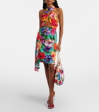 Dolce&Gabbana Medium floral satin tote bag