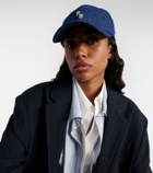 Ruslan Baginskiy RB embellished denim baseball cap