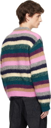 ERL Multicolor Striped Alpaca Crewneck Sweater