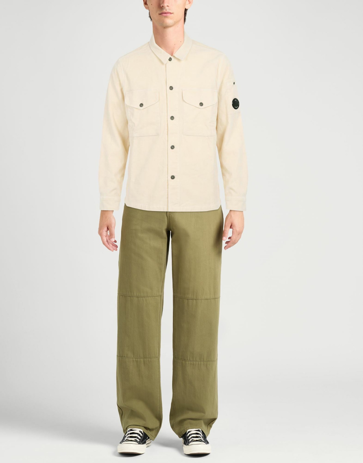 C. p. Company Mens Shirt Ivory