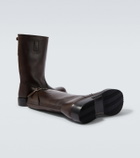 Dries Van Noten Leather biker boots