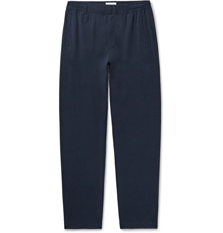 Photo: Hamilton and Hare - Stretch-Lyocell and Cotton-Blend Jersey Pyjama Trousers - Blue