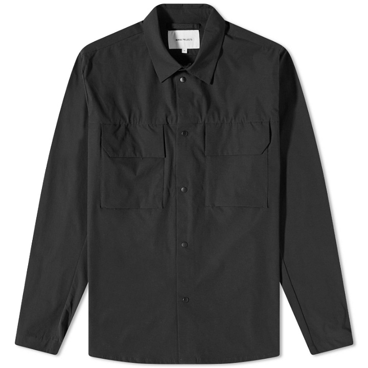 Photo: Norse Projects Men's Jens Travel Light Overshirt in Black
