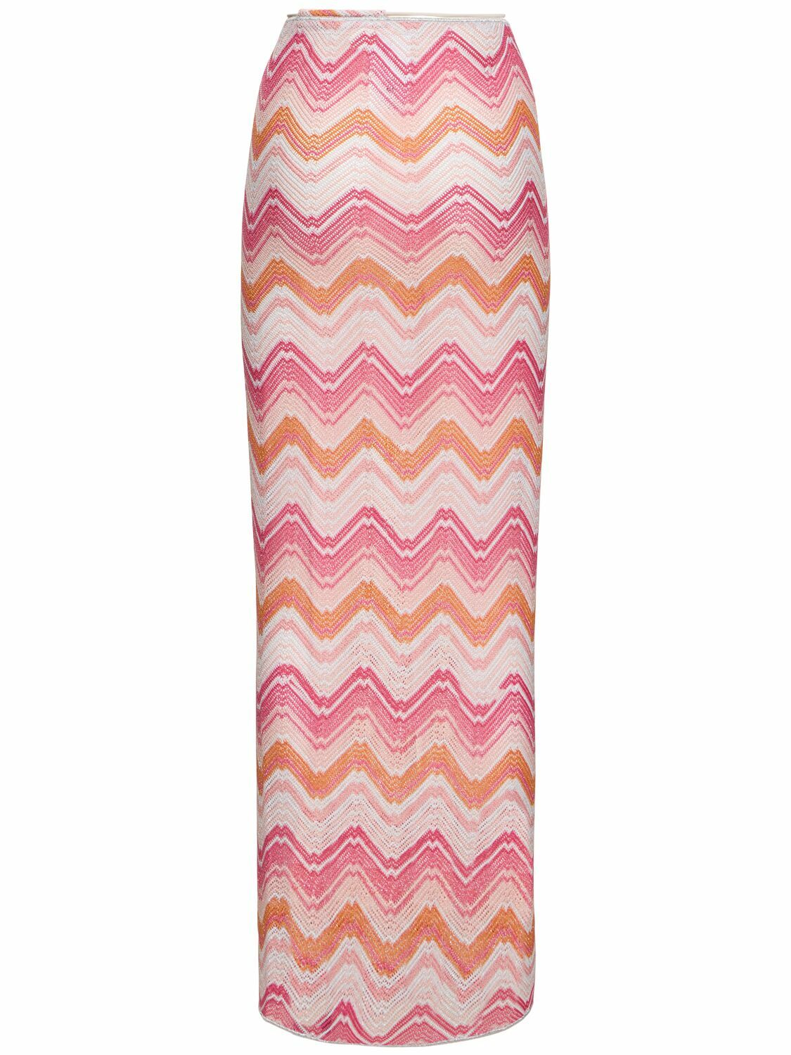 スカート Missoni Wave Pattern Midi Skirt MISSONI Lurex Micro-wave Wrap Long Skirt Missoni