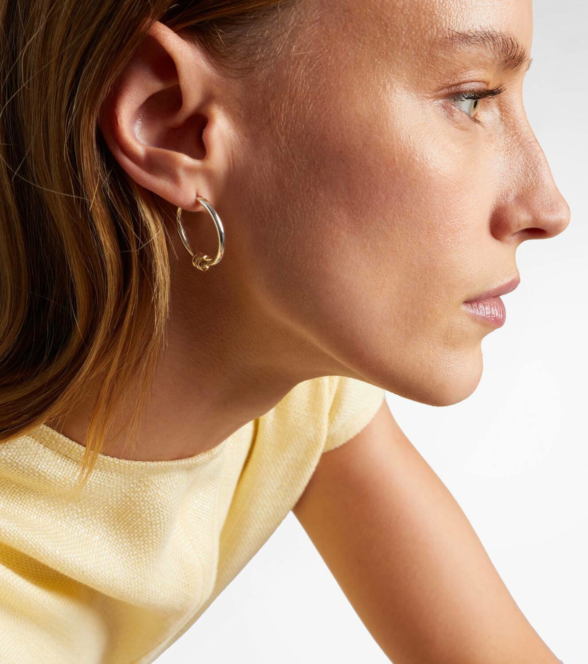 Spinelli Kilcollin Argo sterling silver and 18kt gold earrings