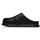 Dr. Martens Black San Leather Mule Loafers
