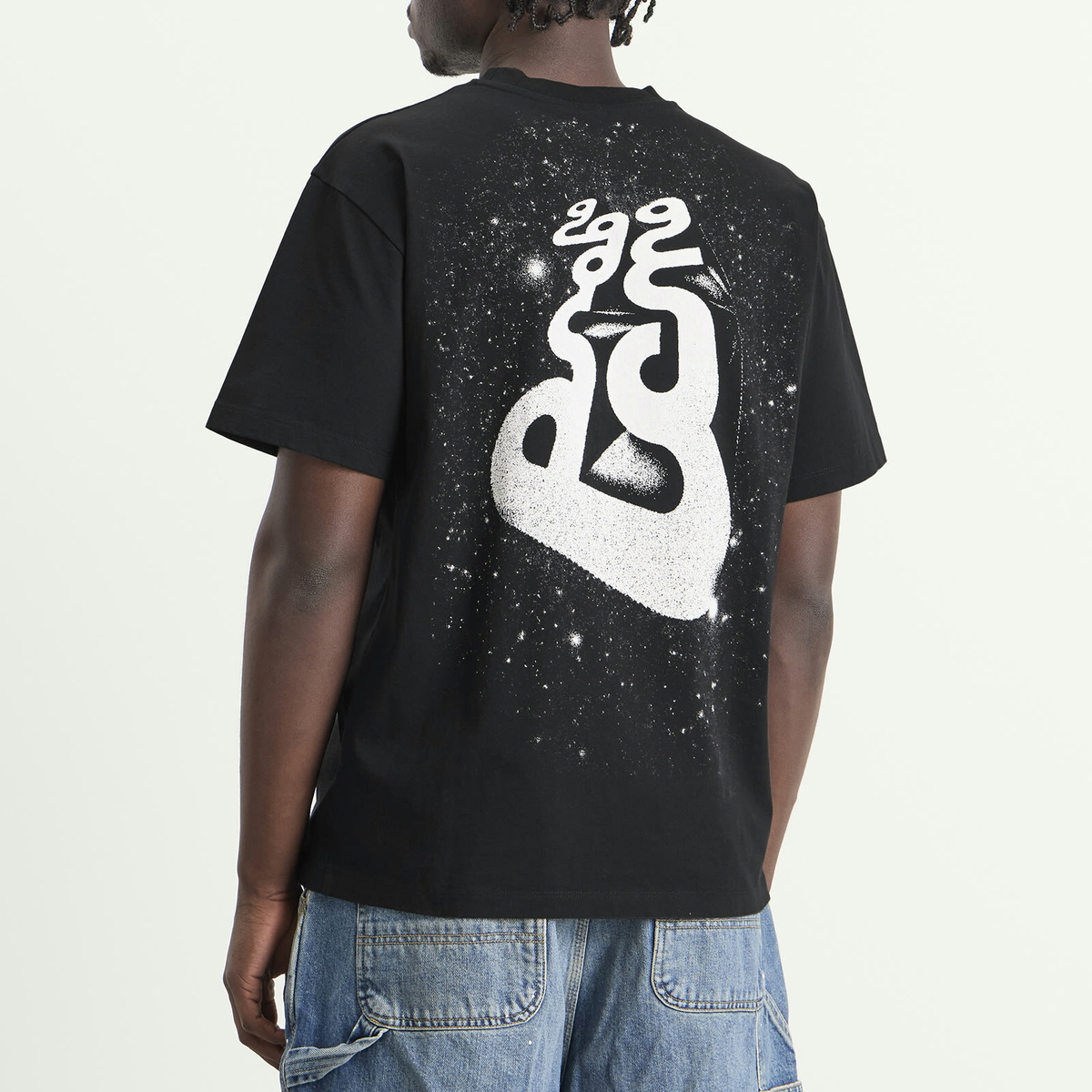No Problemo Men's Space Block SS T-Shirt in Black
