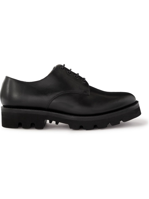 Photo: Grenson - Landon Leather Derby Shoes - Black